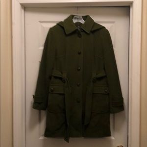 Awesome Forrest green pea coat